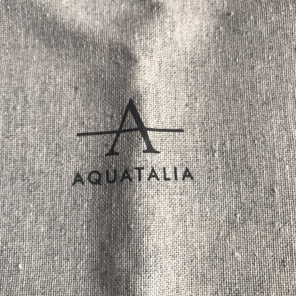 Aquatalia Beige Linen Dust Cover Dust Bag 15.5x12”